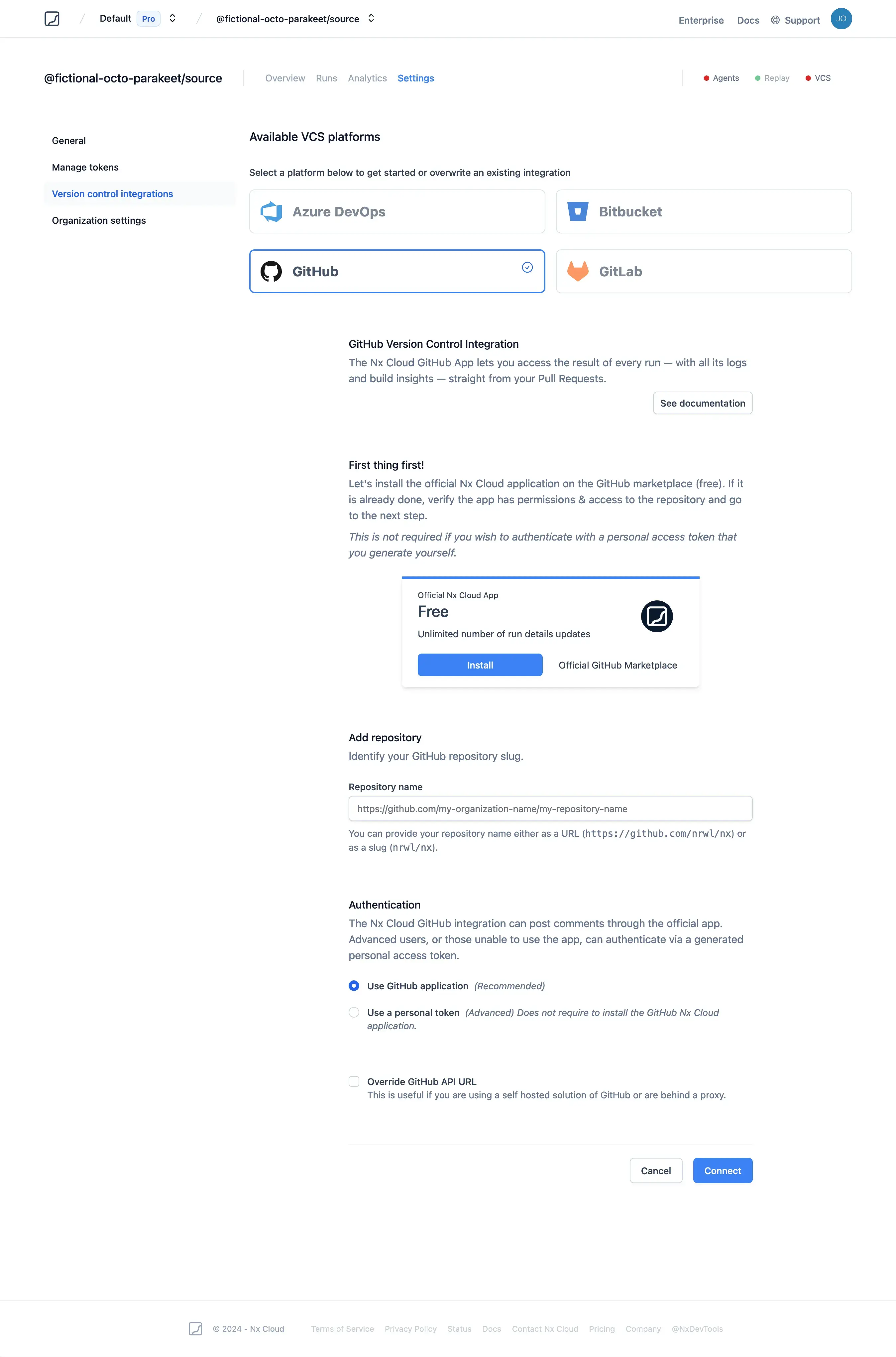 Use GitHub App for Authentication